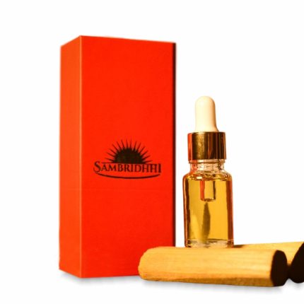 Pure sandalwood oil for skin, face and meditation