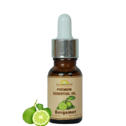 Pure bergamot essential oil for skin, hair and aromatherapy