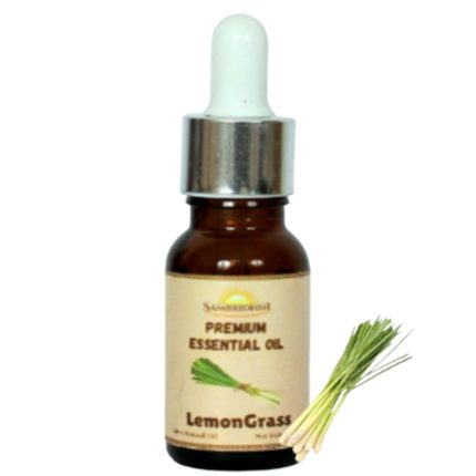 Lemongrass essential oil for skin, hair and aromatherapy