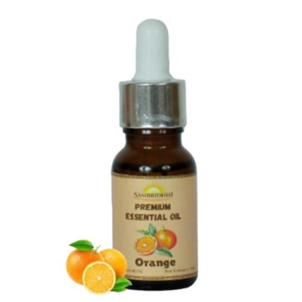 Pure orange essential oil for aromatherapy and wellness