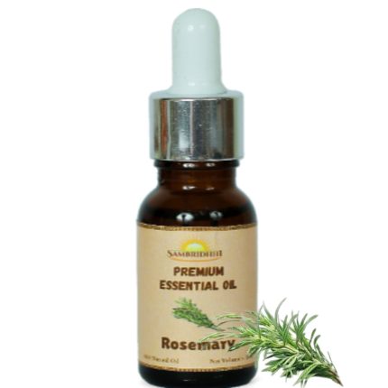 Pure rosemary essential oil for aromatherapy and massage
