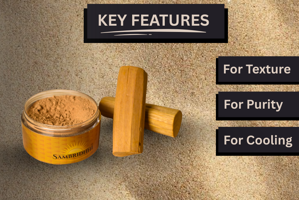 Sambridhhi Sandalwood Powder Key Benefits
