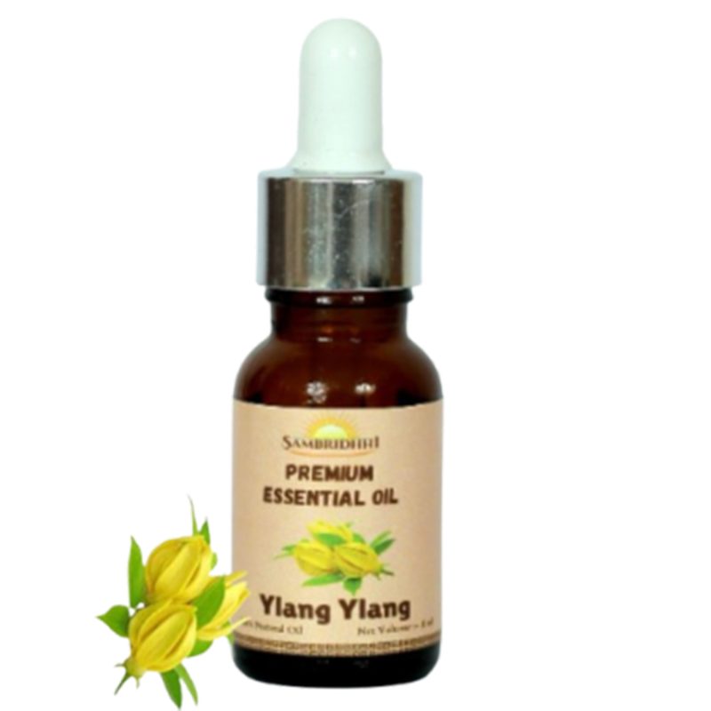 Ylang ylang essential oil for skin, hair and aromatherapy