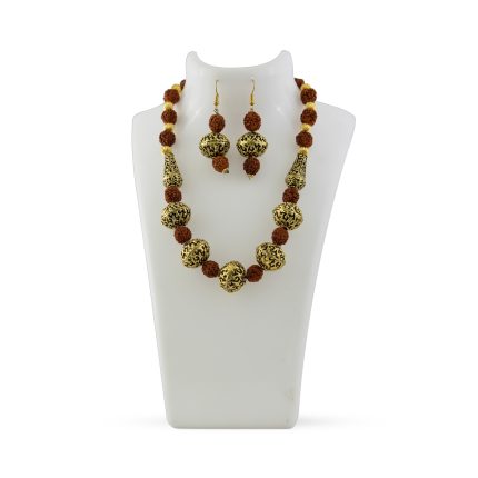 Rudraksha Necklace Set