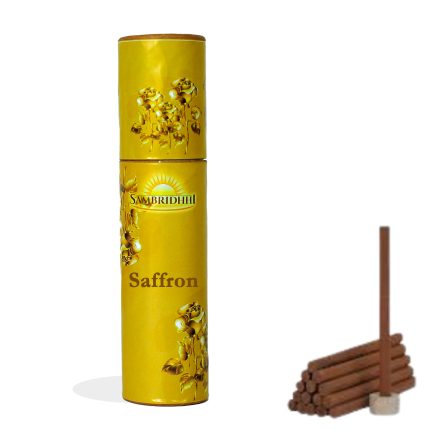 Saffron bamboolees dhoop premium bambooless incense