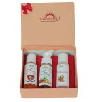 Travel kit with cosmetic essentials for gifting and travel