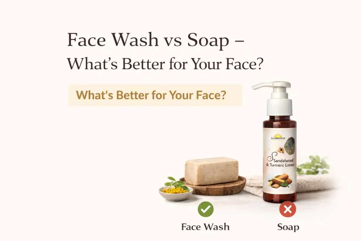 Face wash vs soap