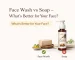 Face wash vs soap