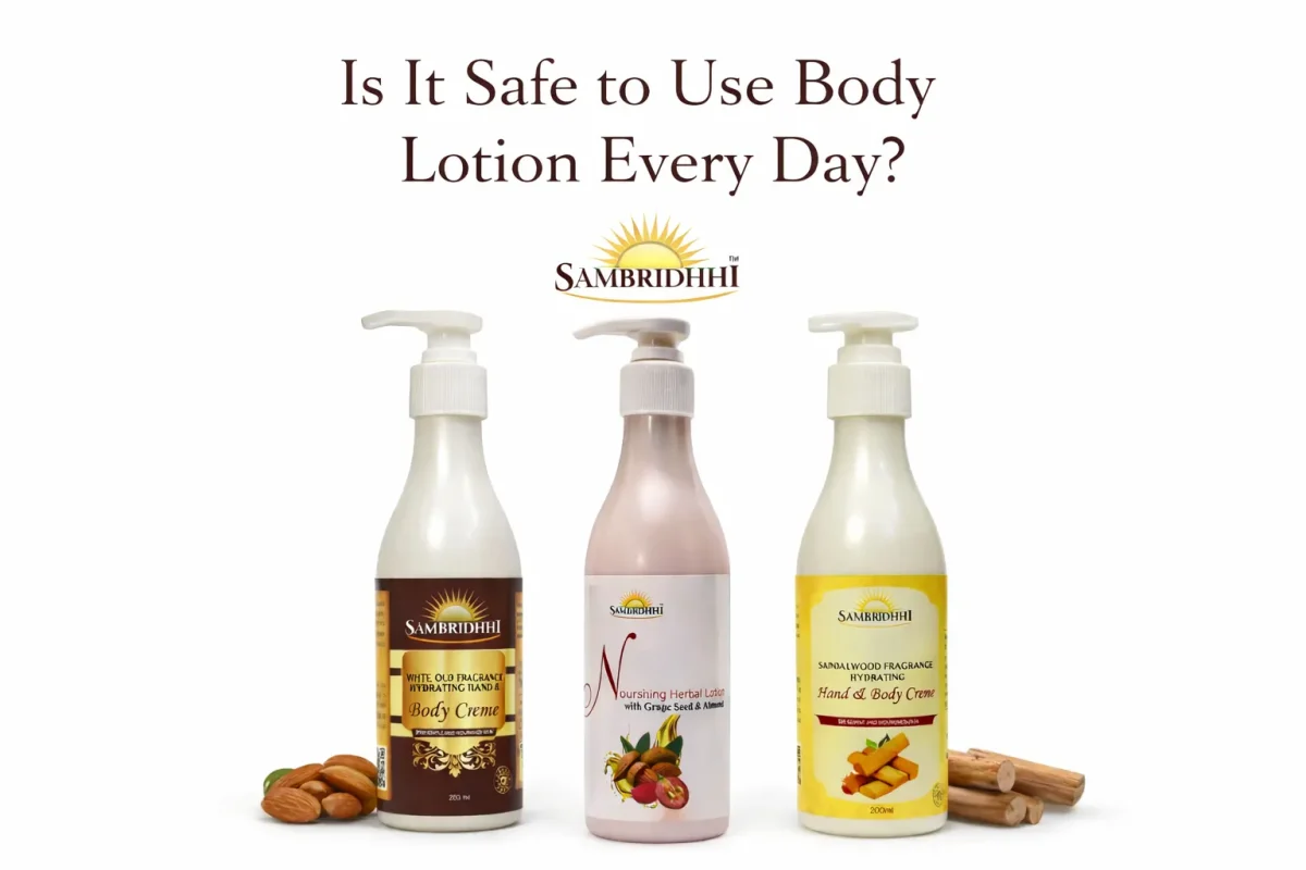 Is it safe to use body lotion everyday