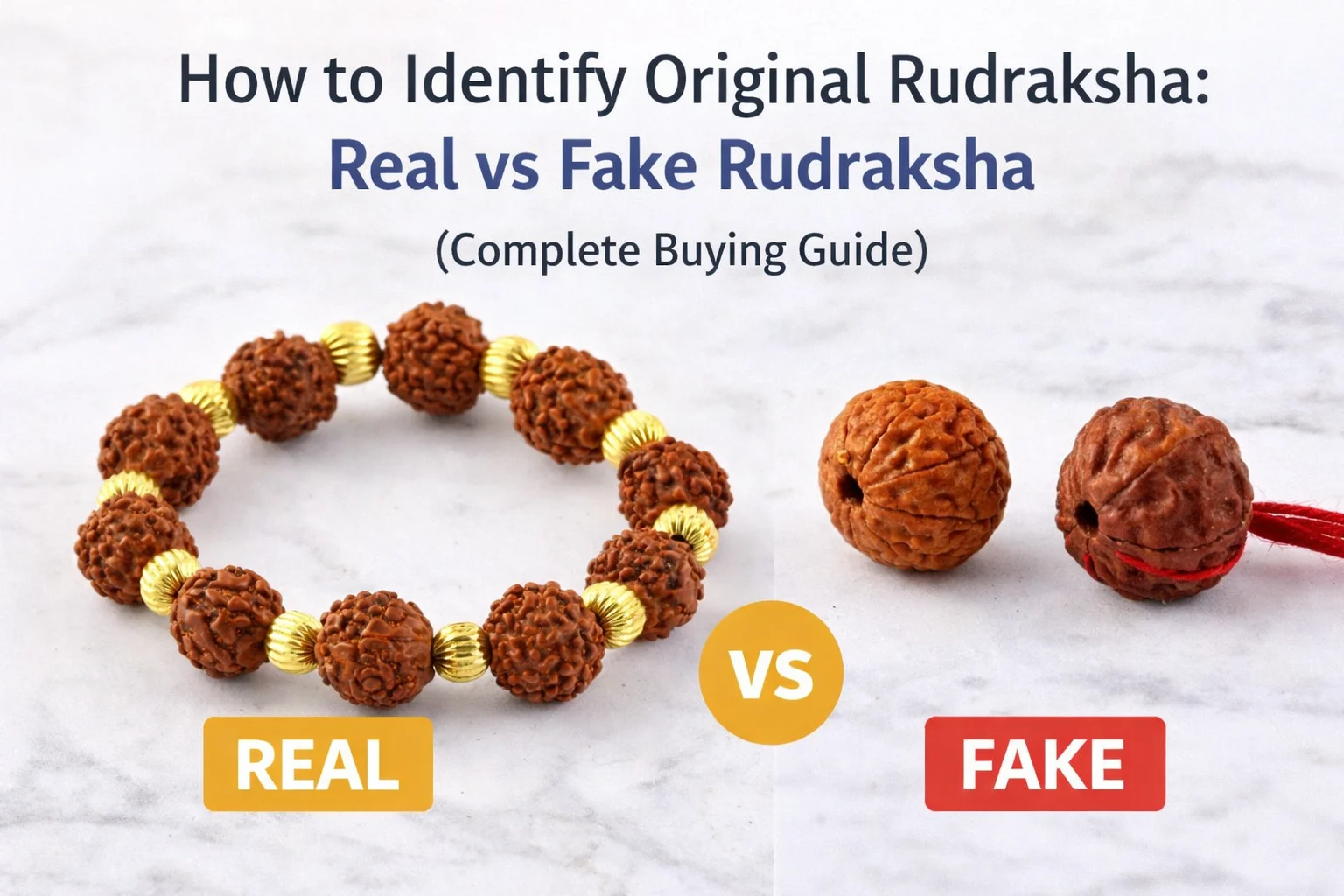 How to identify original Rudraksha bead