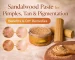 Sandalwood paste for pimples
